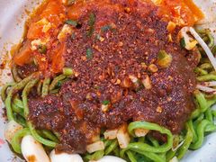 特色三合一-手擀菠菜面(西康路店)