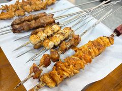 -傅记烤焰所盆盆蟹·鹤岗小串·炭火烤鱼