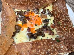 鸡蛋蘑菇熏肉荞麦可丽饼-RAC BAR(安福路店)