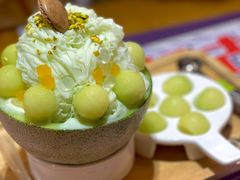 哈密瓜绵绵冰-糖糖屋•糖水•雪花冰店(时尚天河店)