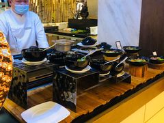 自助取餐区-舟山希尔顿酒店·開自助餐厅