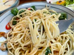 蒜香辣味罗勒意面-夏朵餐厅(丁香店)