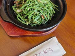 砂煲扁豆丝-天和晟新京菜.水煮鱼.湘土菜(国展店)
