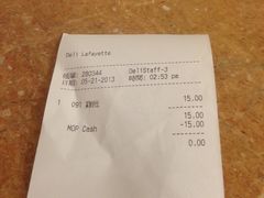 账单-老佛爷饼店