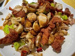 蒜爆牛肉-天添纸包鸡家常菜