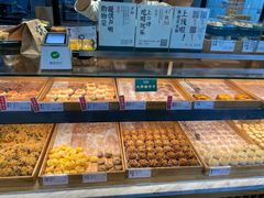 面包甜点陈列柜-泸溪河桃酥(长乐路店)