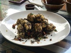 酸菜炒汤圆-侯家庄阿才有品私房菜馆