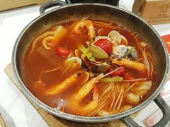 酸汤虾蚬煮玉蚕粉-稻香酒家(天河城店)