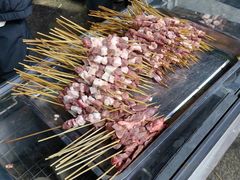 -劳动公园新疆人烤腰子