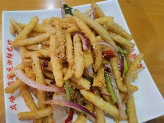 干煸藕条-庆峰龙虾烧烤(合肥一店)