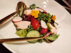 土鸡肉蔬菜沙拉配黑松露酱汁-觅唐MITONG(鸟巢店)