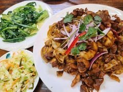 蒜蓉油麦菜-苗氏卷子鸡(张掖金鸿大厦店)