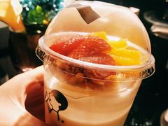 莓莓橙橙酸奶杯-喜茶(上海打浦桥日月光gelato lab+店)