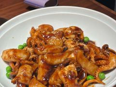 酱爆八爪鱼-阿明小菜·海鲜·上海菜(梅陇店)
