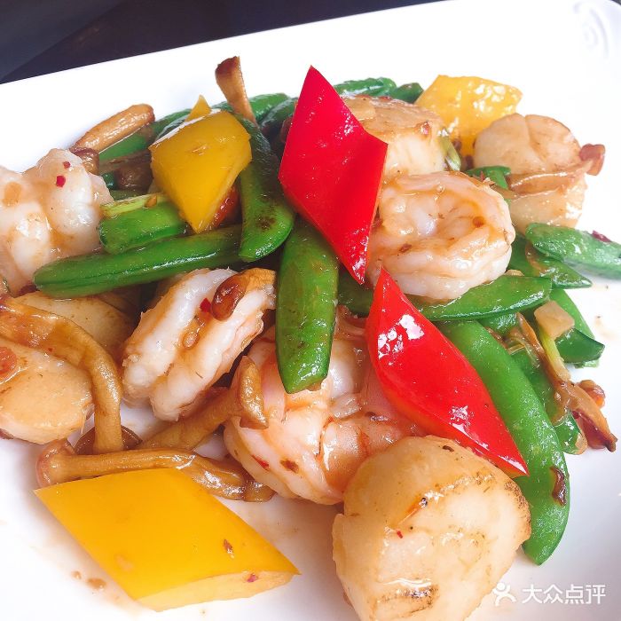 碧绿菌皇炒带子