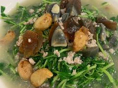 皮蛋高汤豆苗-长平肥姐白粥·海鲜打冷