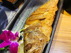 烤黄花鱼-黑牛の店·和牛烧肉(大悦城店)