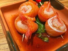 三文鱼荔枝甜虾卷-筱田の食堂·izakaya(淮海中路店)