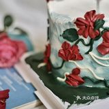 成都·复古油画风🤎花朵蛋糕🥀太浪漫了！