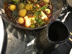 皮蛋豆腐&nbsp;梅子酒-梦山水日本烧肉(五四广场店)