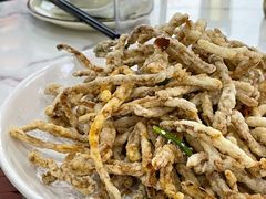 干炸茶树菇-老四川平头酸菜鱼(衙前店)