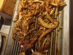 葱椒爆牛肉-绿茶餐厅(成都大悦城店)