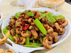 干煸鱿鱼-满口香饭店
