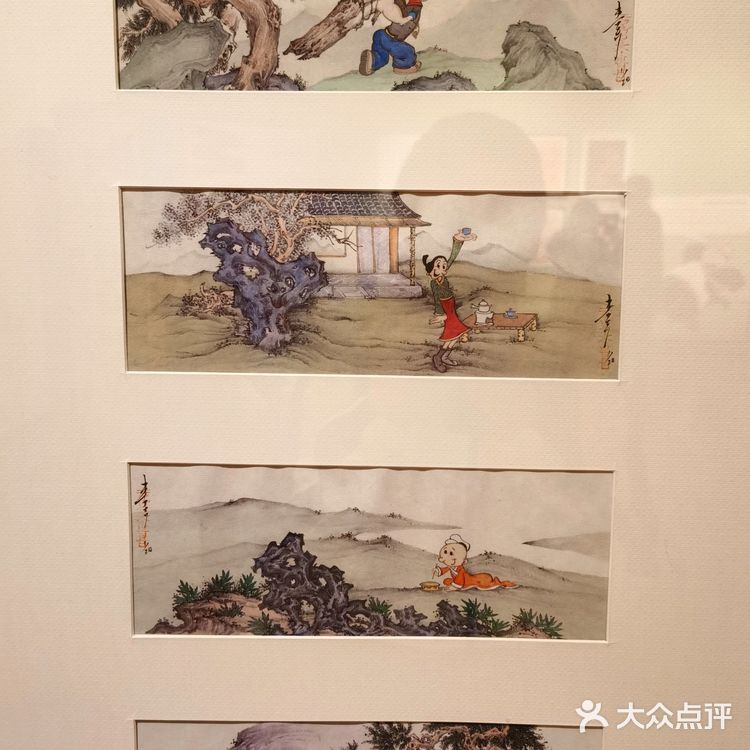 展厅最后还有大力水手原版动画片看，帮你回忆童年