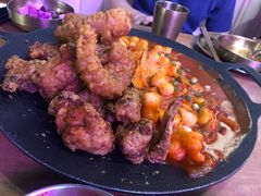 必点炸鸡翅配年糕-HOTISLAND海鸡岛·韩国料理(江南西店)