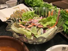 蔬菜沙拉-本家韩国烤肉(财富大厦店)