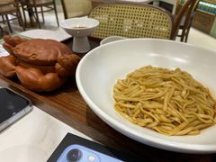 松月素蟹粉拌面-春风松月楼(七宝万科店)