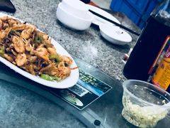 椒盐河虾-阿清嫂农家乐.黎窑烤鸡