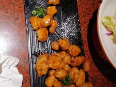 雪花糖醋里脊-绿茶餐厅(华联万柳店)