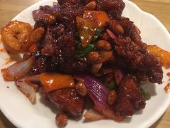 小椒香虾仁爆鸡球-陈傻子餐厅(世纪都会店)