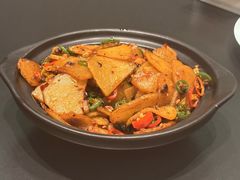 砂锅土豆片-小谭川菜(紫薇田园店)