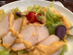 紫薯鸡胸色拉-东海咖啡馆