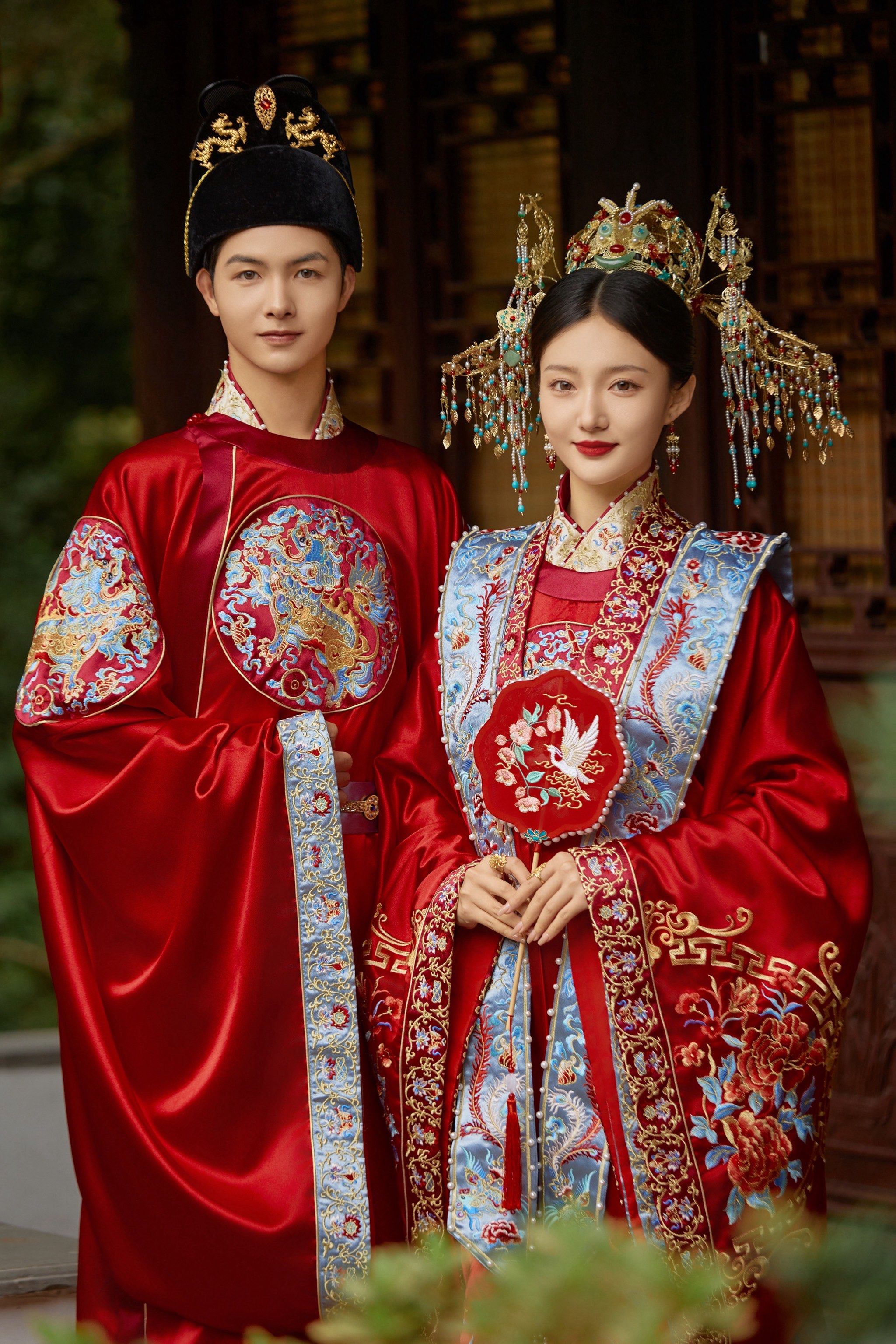 汉服婚纱照遇上古典园林❤成片绝美