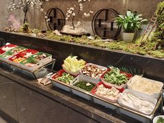 自助取餐区-西宁富力万达文华酒店美食汇西餐厅