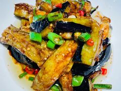 茄子豇豆-鸡毛店·川菜(双楠店)