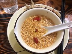 鸡汤泡炒米-巢湖名吃·徽府农家菜(半汤店)