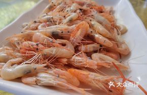 Steamed River Shrimp