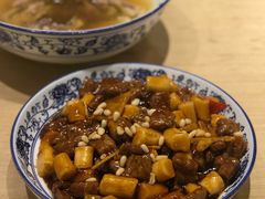 松子牛肉炒年糕-兔爸私家小厨(新北万达店)