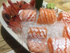 三文鱼腩刺身-林妈妈村·日式料理(宝山万达店)