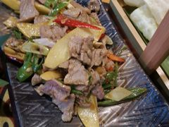 酸木瓜炒牛肉-紫滇源云南生态菜(丹凤街店)
