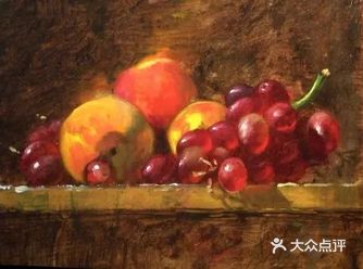 这不是油画，而是水粉画~
