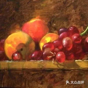 这不是油画，而是水粉画~