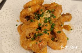 Salted Egg Yolk Cheese Baked Shrimp