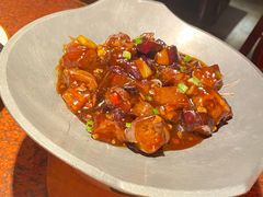 客家茄子煲-绿茶餐厅(蓝色港湾店)