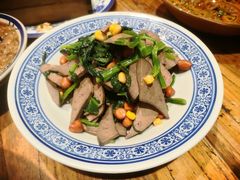 菠菜豬肝-华州老碗