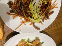 香酥馓子脆鳝-周家二小姐的菜(西津渡店)